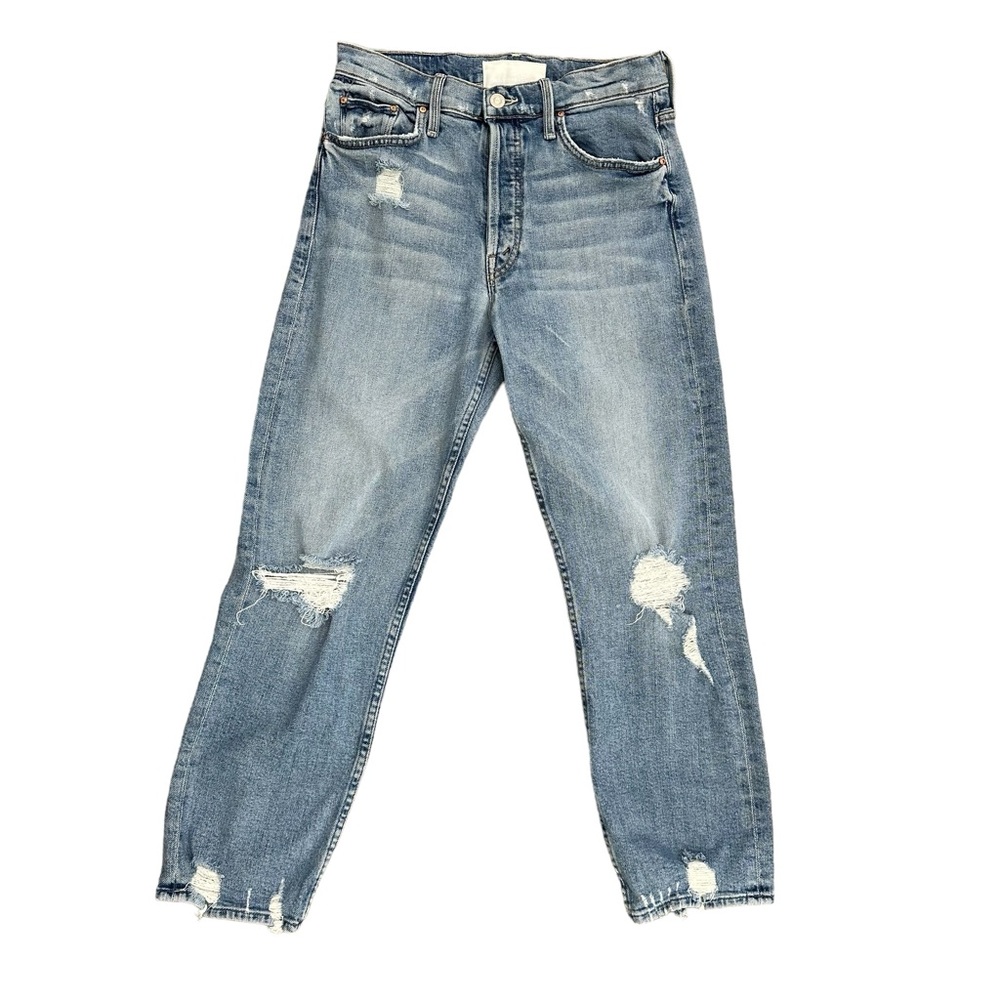 EUC - Mother “The Tomcat” High Rise Cropped Straight Jeans